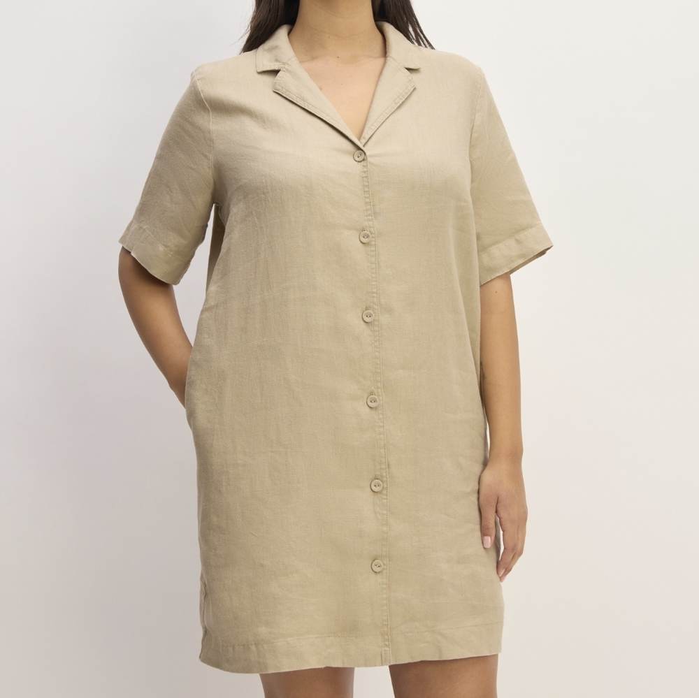 NWT Everlane Linen Shirt Dress